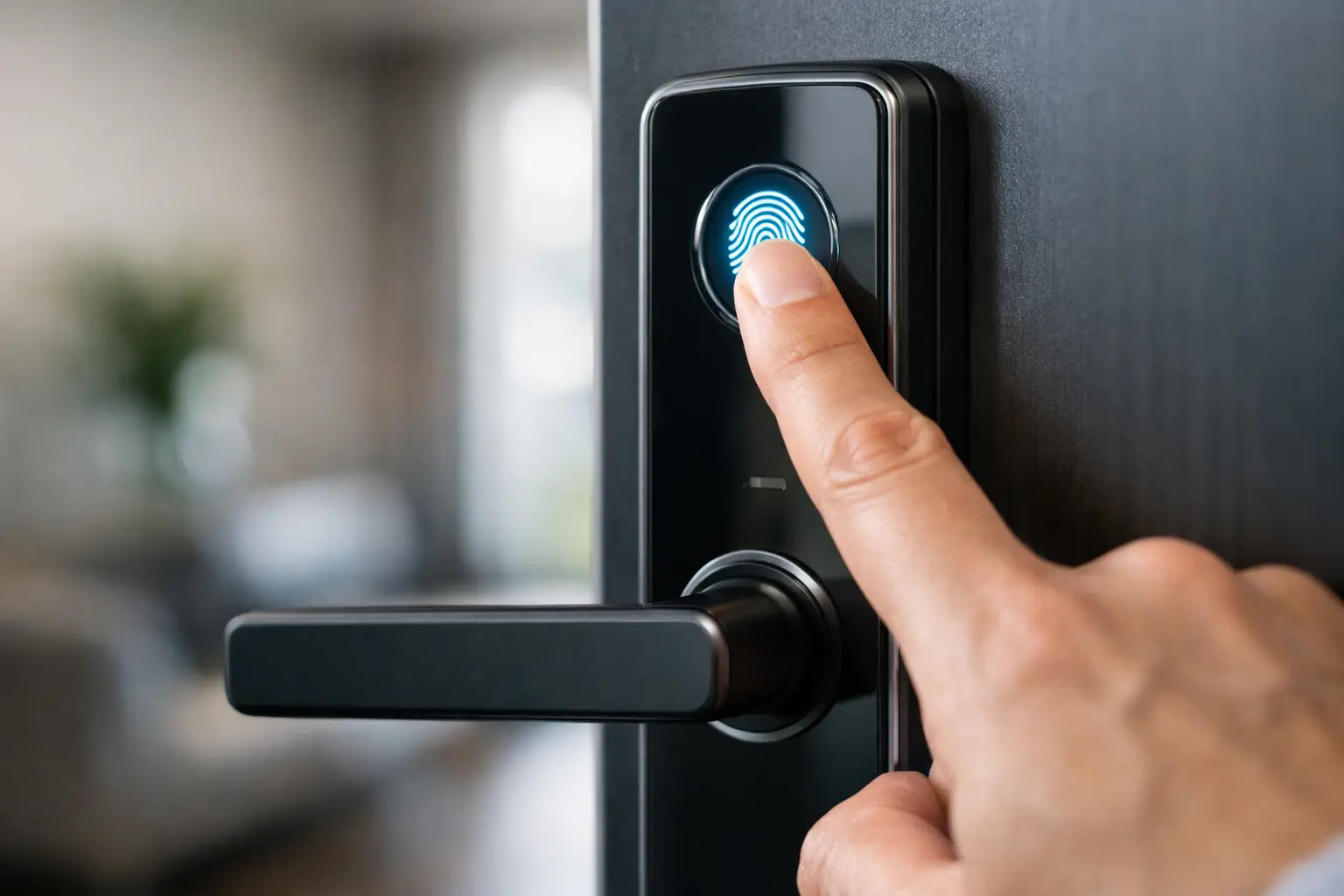 Cerradura inteligente con huella digital: qué mirar