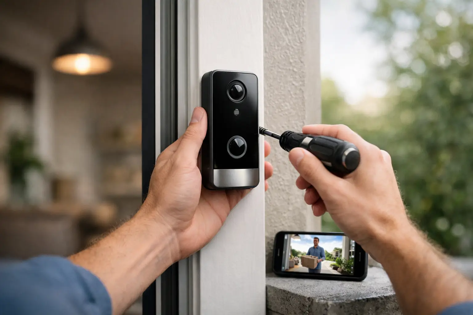 Cómo instalar un timbre inteligente en casa