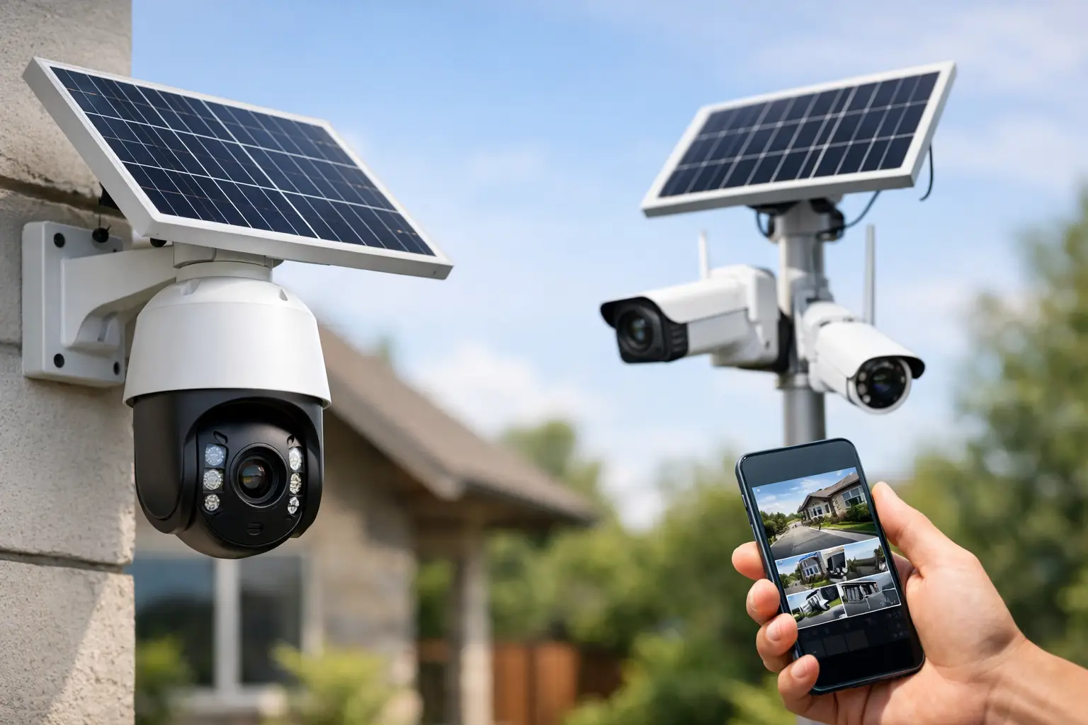Kit de cámaras de seguridad solares: qué mirar