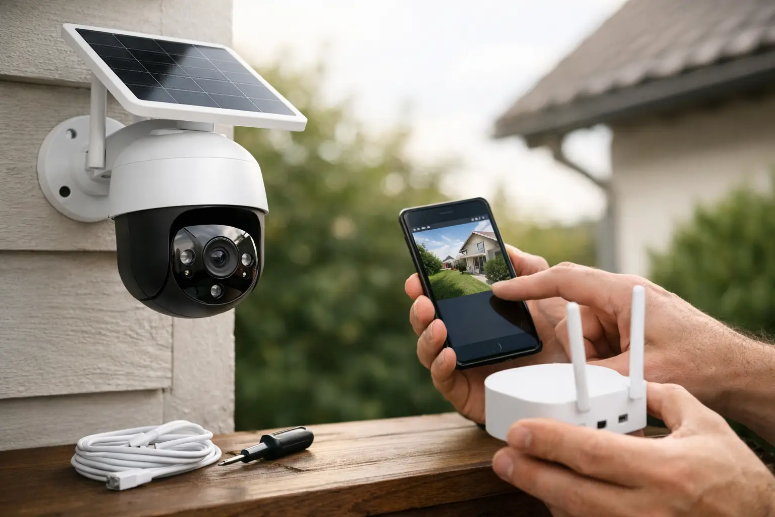 Cómo conectar cámara solar WiFi paso a paso