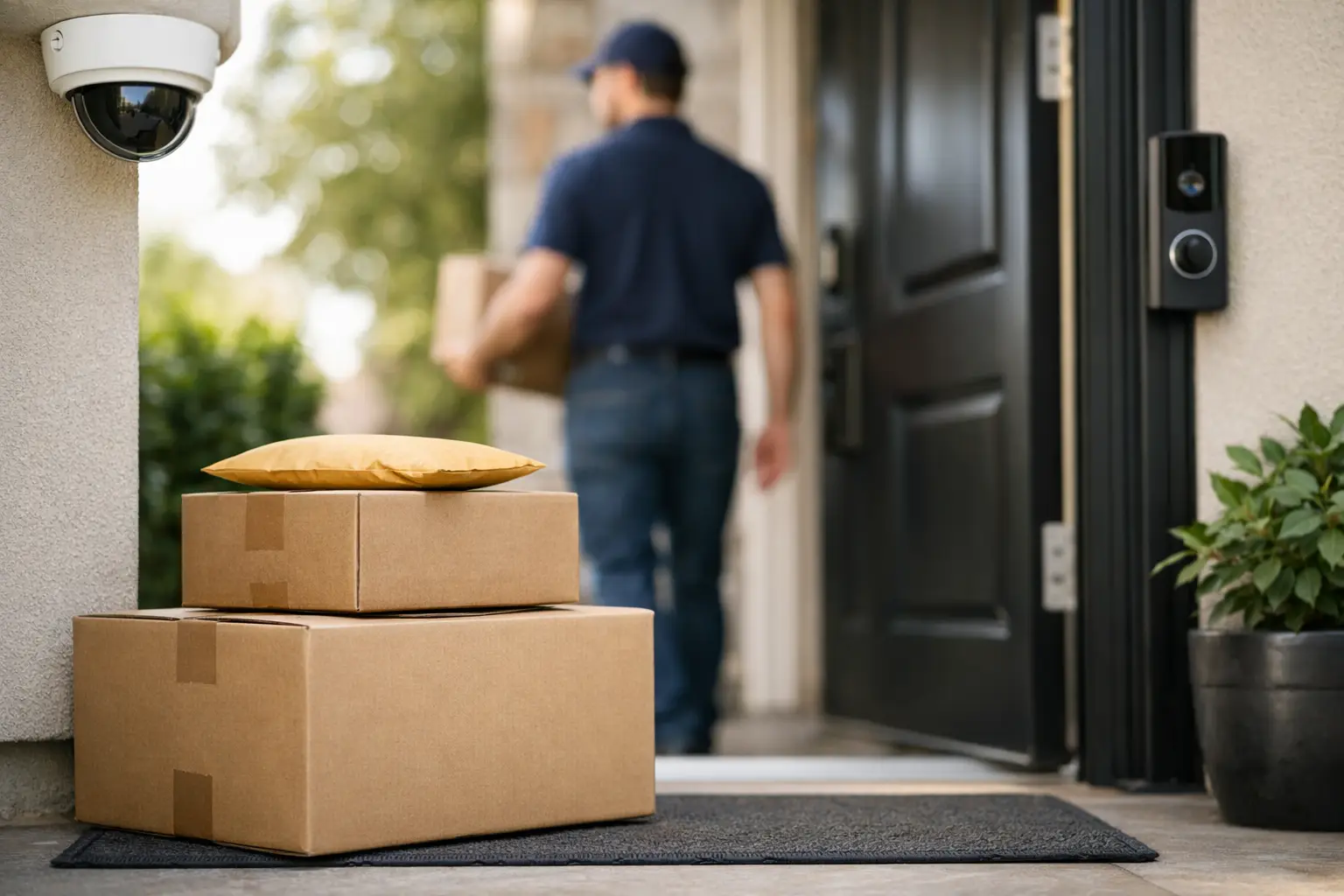 Cómo proteger la entrada de paquetes en casa