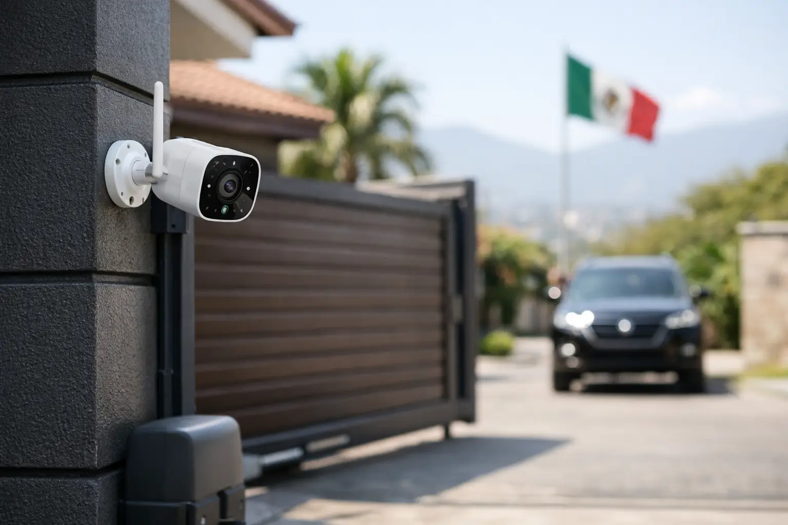 Review cámara WiFi para portón en México