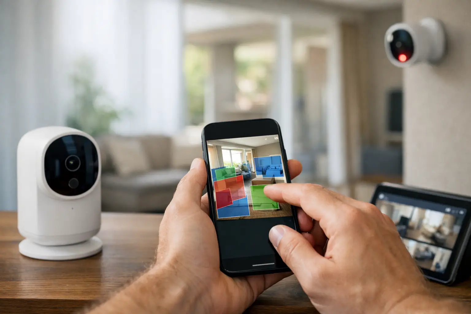 Cómo configurar zonas de detección en casa