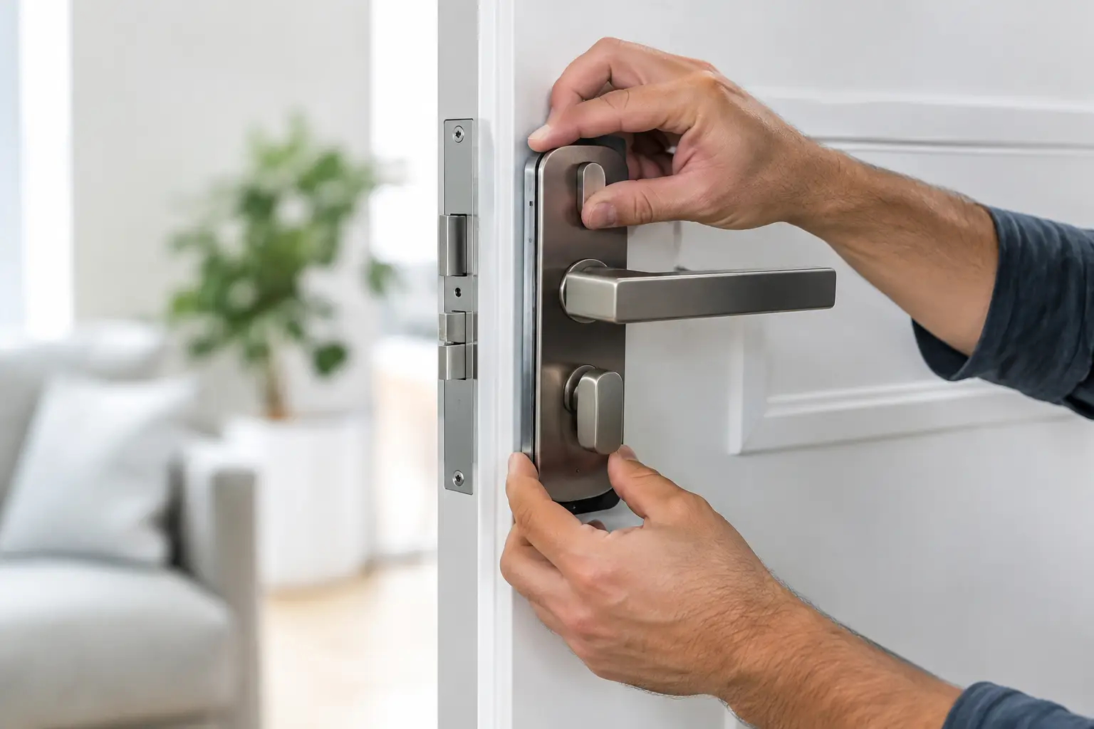¿Se Puede Instalar una Cerradura sin Taladrar?