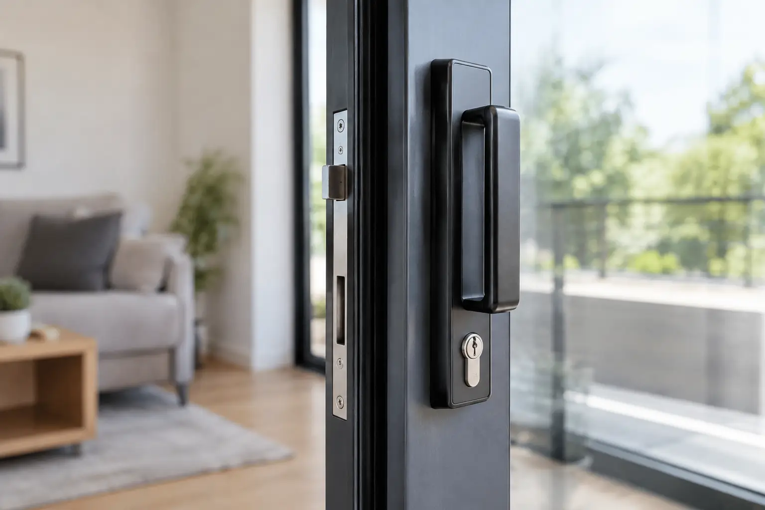 Cerraduras para puertas corredizas seguras