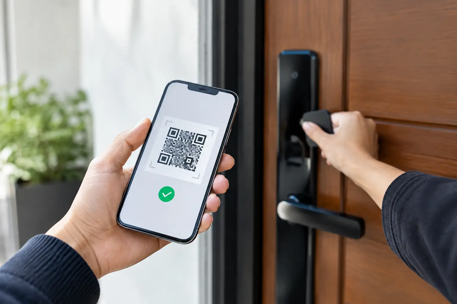 Cómo crear códigos para visitas en una cerradura inteligente